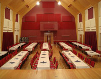 Hire the main hall for larger functions such as weddings, dinner-dances, family parties and concerts